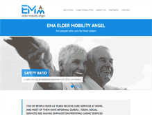 Tablet Screenshot of eldermobilityangel.com